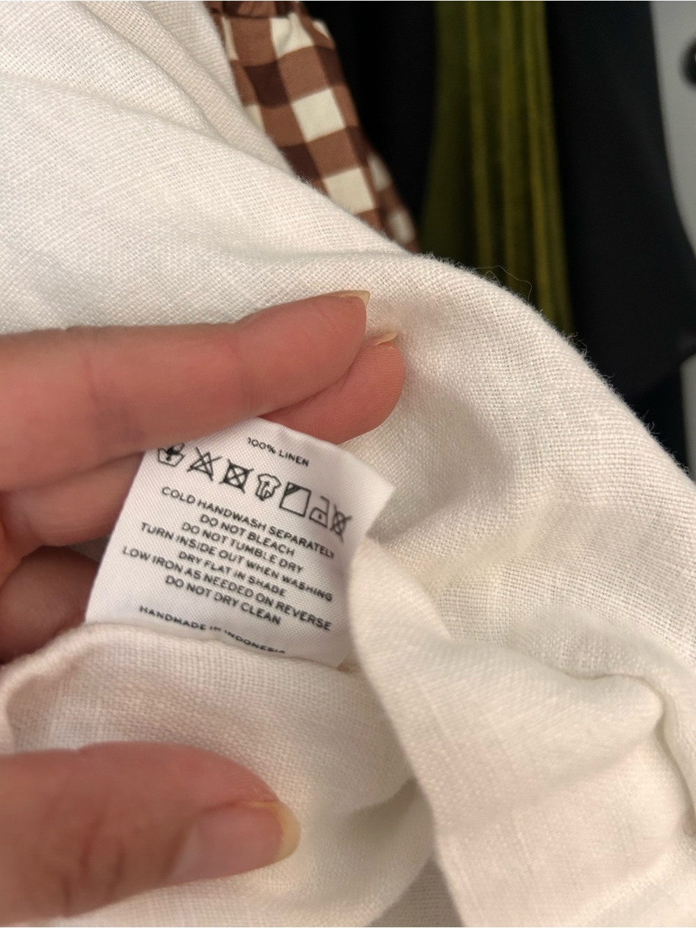 Faithfull the Brand 100% Linen White Puff Sleeve Dress | Size 4 - Picture 5 of 5
